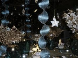 natale ornamenti e decorazioni vicino su dettaglio foto