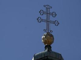 graz Austria storico cupola Cattedrale Chiesa dettaglio di tetto decorazione foto