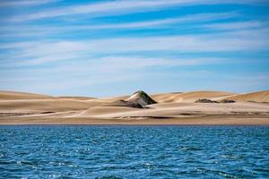 spiaggia sabbia dune nel California paesaggio Visualizza magdalena baia Messico foto