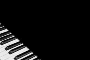 strumento musicale di sfondo della tastiera del pianoforte foto