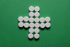 farmacia concetto con pillole foto