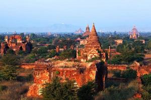 Bagan zona archeologica, myanmar foto