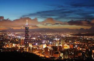 scena notturna di Taipei