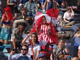 st pietroburgo, Russia, 2022 - sette internazionale cenare Festival portato sei mille persone nel uno posto e rotto mondo disco foto