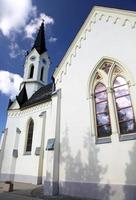 chiesa al villaggio di cernova, slovacchia foto