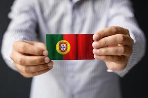 portoghese ufficiale bandiera foto