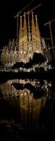 Sagrada Familia di nigth, barcellona, spagna