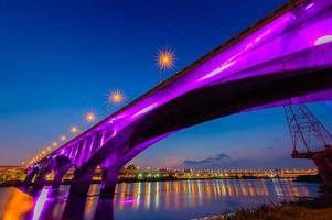 bellissimo ponte a Taipei foto