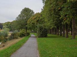 il città di coesfeld a il fiume berkel nel Germania foto