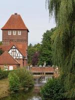 il città di coesfeld a il fiume berkel nel Germania foto