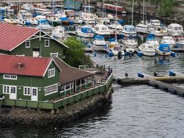 Oslo e il oslofjord nel Norvegia foto