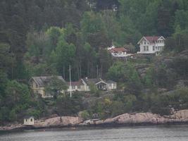 Oslo e il oslofjord nel Norvegia foto