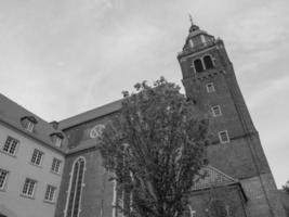 il città di coesfeld a il fiume berkel nel Germania foto