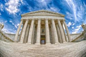 Washington, Stati Uniti d'America - aprile, 29 2017 supremo Tribunale edificio nel Washington dc dettaglio foto