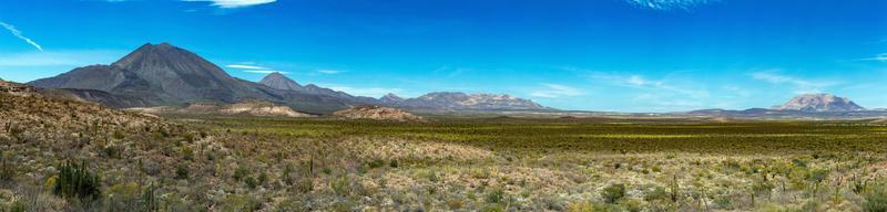 vulcano las tres vergine baja California sur panorama foto