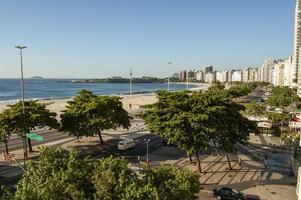 copacabana lungomare Visualizza nel rio de janeiro durante il giorno foto