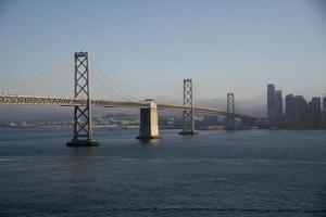 sospensione Oakland baia ponte nel san Francisco foto