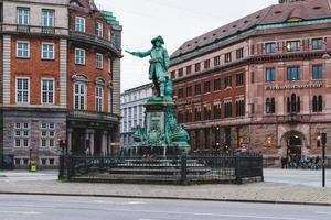 statua di ammiraglio niels juel nel copenhagen foto