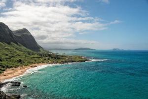 Oahu est costa Hawaii isola foto
