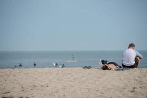 los angeles, Stati Uniti d'America - agosto 5, 2014 - persone nel Venezia spiaggia paesaggio foto