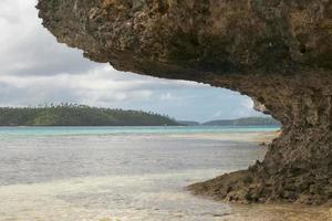 tonga polinesia Paradiso cristallo acqua manifesto panorama foto