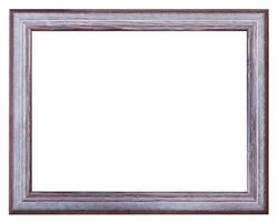 argento e viola dipinto largo legna immagine telaio foto