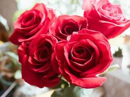 bouquet di rose rosse foto