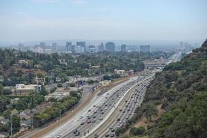 los angeles congestionato autostrada foto