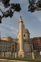 Roma antico mercato posto con romano colonna foto