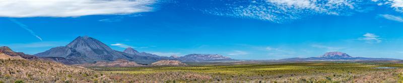 vulcano las tres vergine baja California sur panorama foto