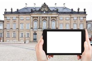 turista fotografie di palazzo nel copenhagen