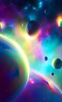 galassia spazio sfondo universo Magia cielo nebulosa notte viola cosmo. cosmico galassia sfondo blu colore stella polvere. blu struttura astratto galassia infinito futuro buio in profondità leggero
