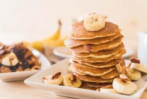 frittelle di mandorle alla banana foto