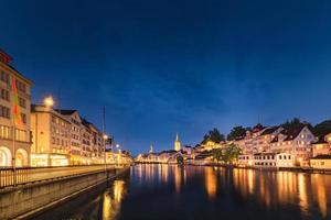 paesaggio urbano di Zurigo, Svizzera foto