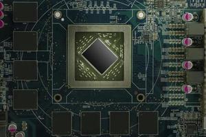 scheda elettronica con processore