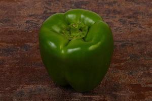 peperone verde maturo foto
