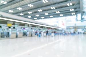 terminal dell'aeroporto di sfocatura astratta per lo sfondo foto