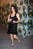 los angeles, jan 15 - michele forbes arriva a il hbo d'oro globo festa 2012 a beverly hilton Hotel su gennaio 15, 2012 nel beverly colline, circa foto