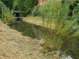 il città di coesfeld a il fiume berkel nel Germania foto