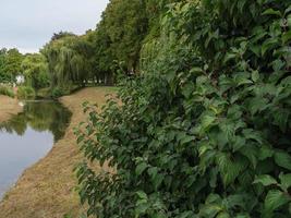 il città di coesfeld a il fiume berkel nel Germania foto