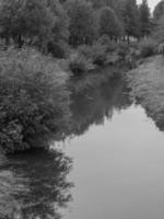 il città di coesfeld a il fiume berkel nel Germania foto