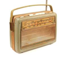 vecchia radio sporca