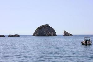 bellissimo parga spiaggia esplorando Grecia estate vacanze sfondo alto qualità grande dimensione Stampa foto