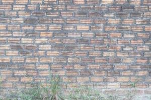 vecchio muro di mattoni per sfondo o texture foto