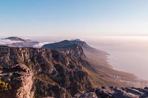 table mountain a città del capo foto