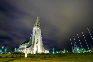 hallgrimskirkja o Chiesa di Hallgrimur, un' luterano, o Chiesa di Islanda, parrocchia Chiesa nel reykjavík, di nome dopo il islandese poeta e pastore Hallgrimur peturson, Islanda foto