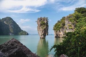 giacomo legame isola nel phang nga baia, Tailandia foto