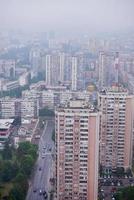 cattivo tempo metereologico nel città foto