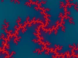 bellissimo Ingrandisci in il infinito matematico mandelbrot impostato frattale. foto