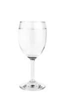 bicchiere acqua vino isolato su bianca sfondo foto